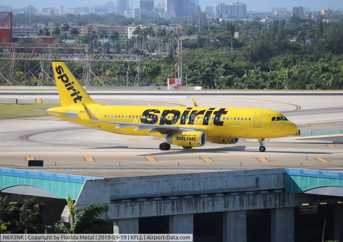 N693NK, 2018 Airbus A320-232 C/N 8659, Spirit