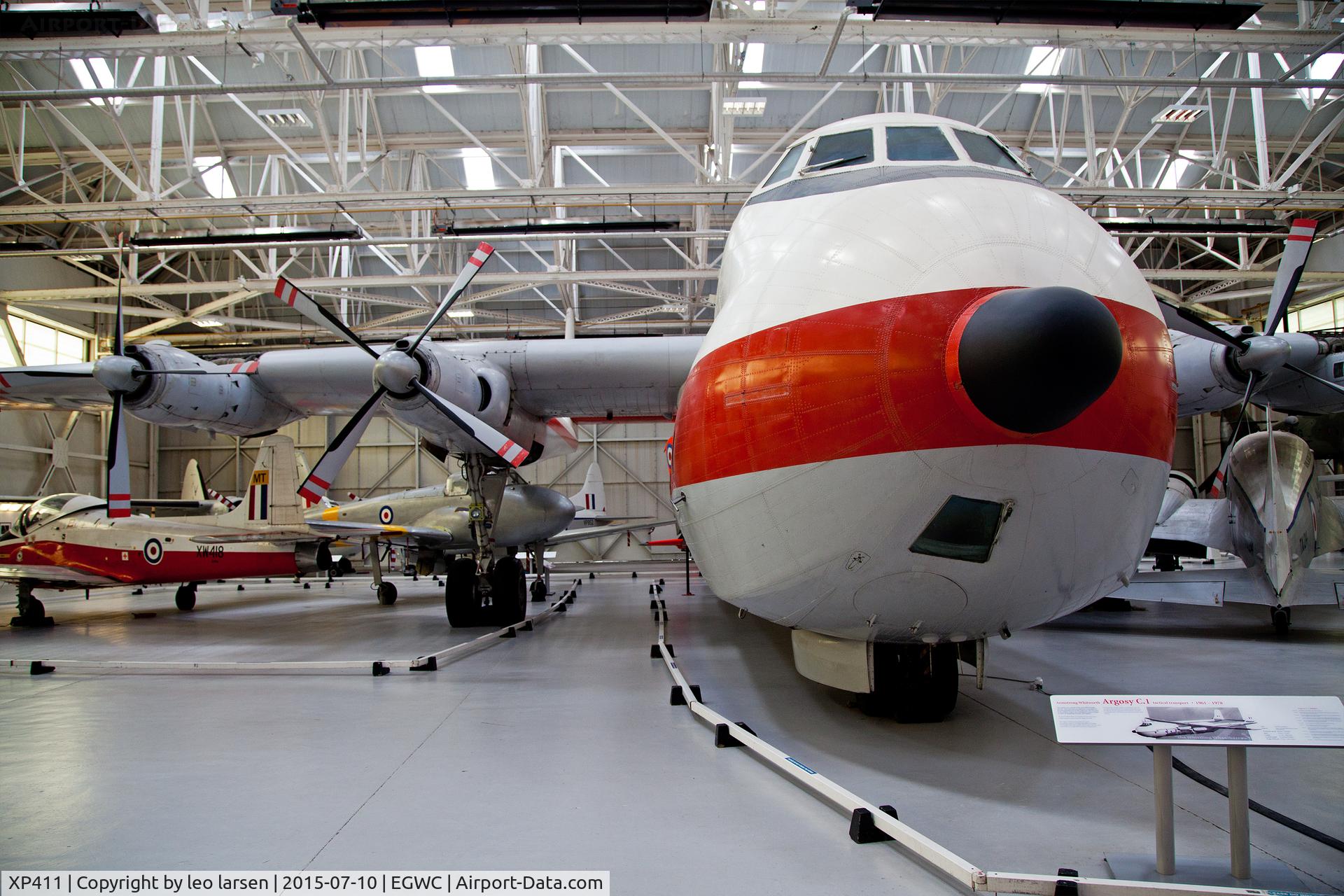 XP411, 1962 Armstrong Whitworth AW-660 Argosy C.1 C/N 6766, Cosford Museum 10.7.2015