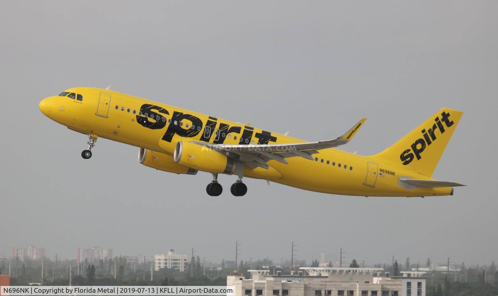 N696NK, 2019 Airbus A320-232 C/N 8824, Spirit