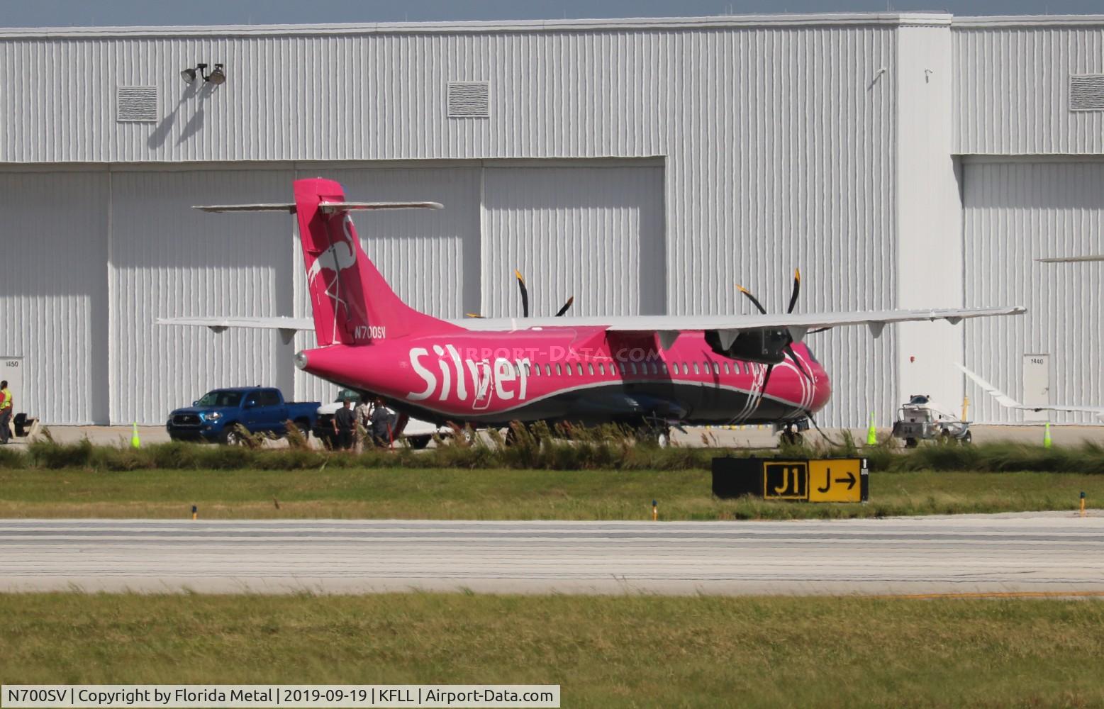 N700SV, 2019 ATR 72-600 C/N 1548, Silver ATR-72