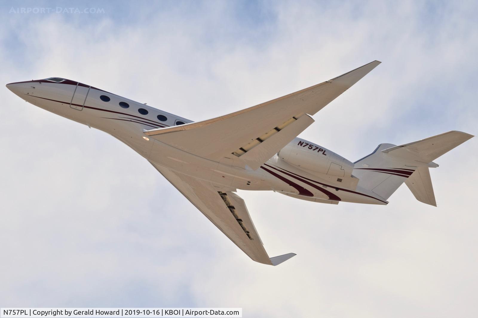 N757PL, 2019 Gulfstream G-VI (G650ER) C/N 6390, Take off from 10L.