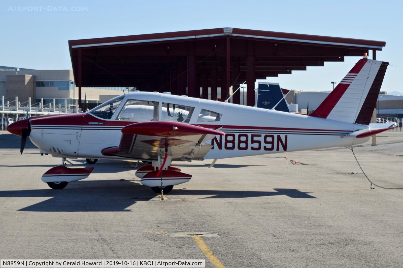 N8859N, 1969 Piper PA-28-180 C/N 28-5340, Parked on north GA ramp.