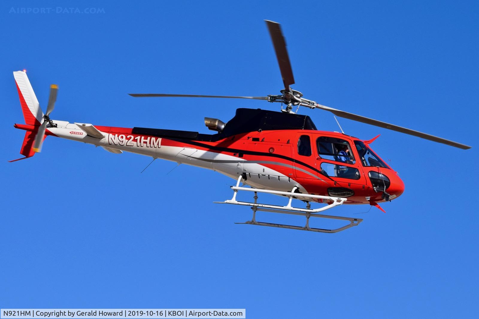 N921HM, 2015 Airbus Helicopters AS-350B-3 Ecureuil C/N 7981, Departing BOI.