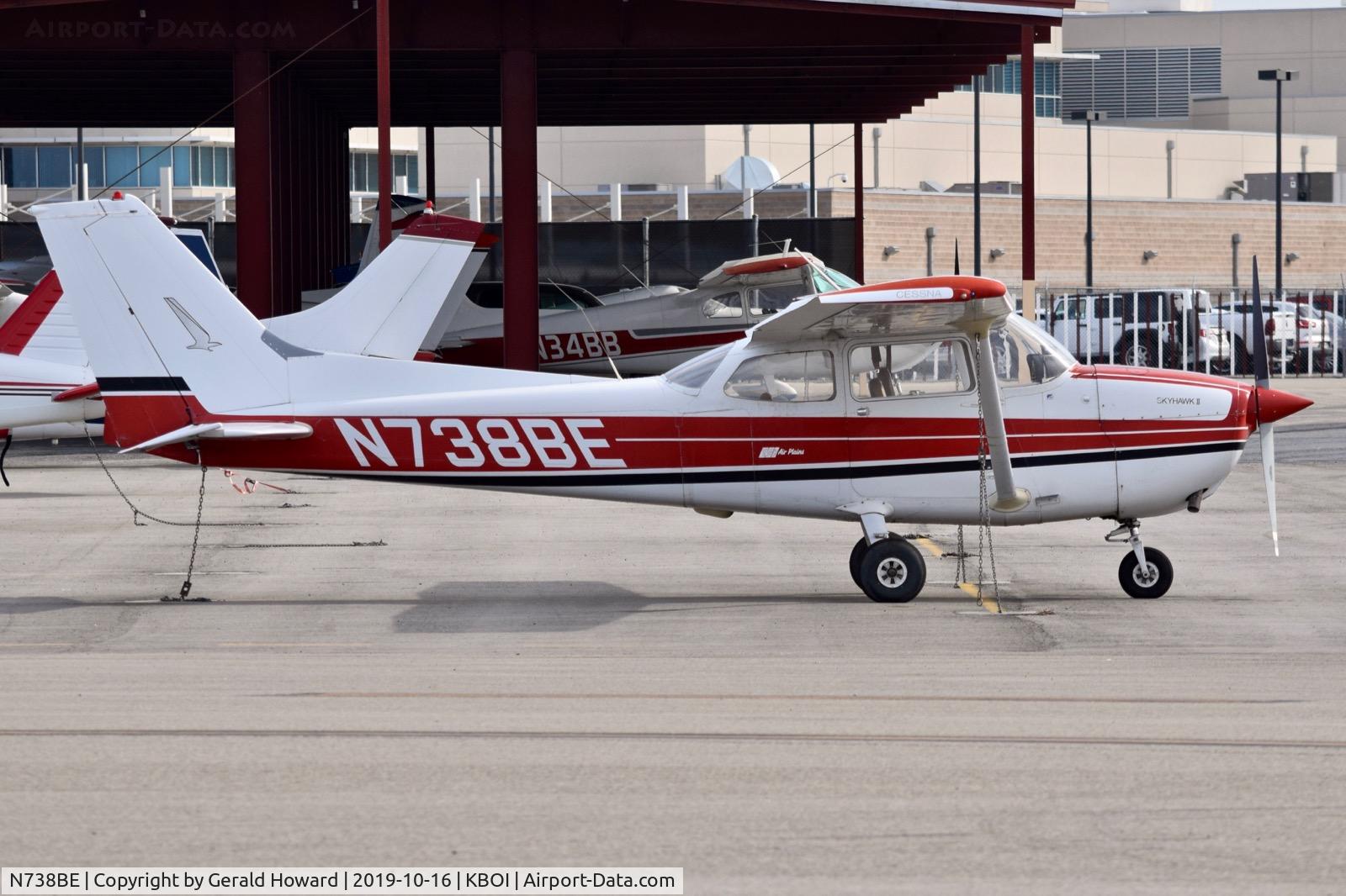 N738BE, 1977 Cessna 172N C/N 17269842, Parked on north GA ramp.