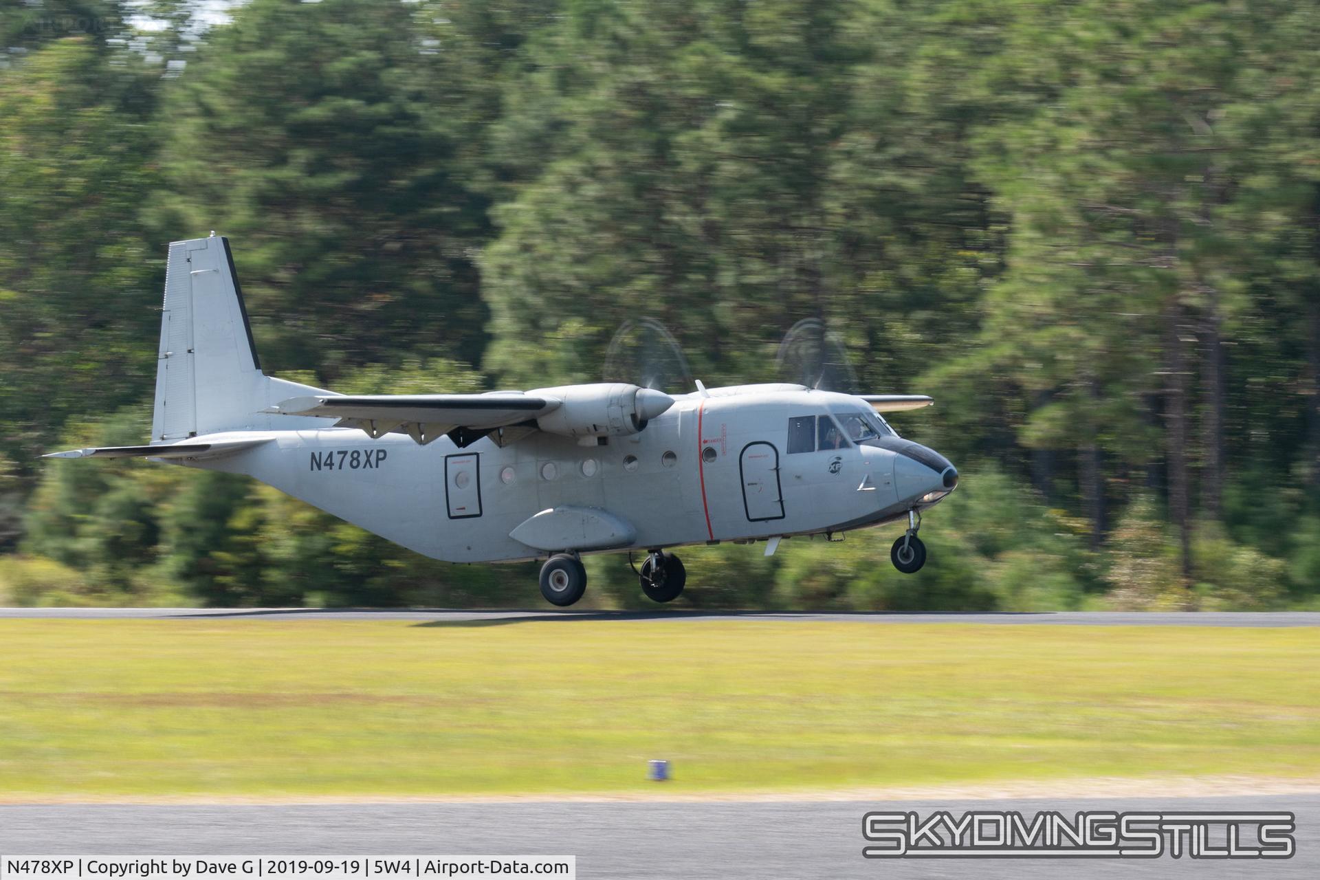 N478XP, 1982 CASA C-212-200 Aviocar C/N 272, Departing Skydive Paraclete XP