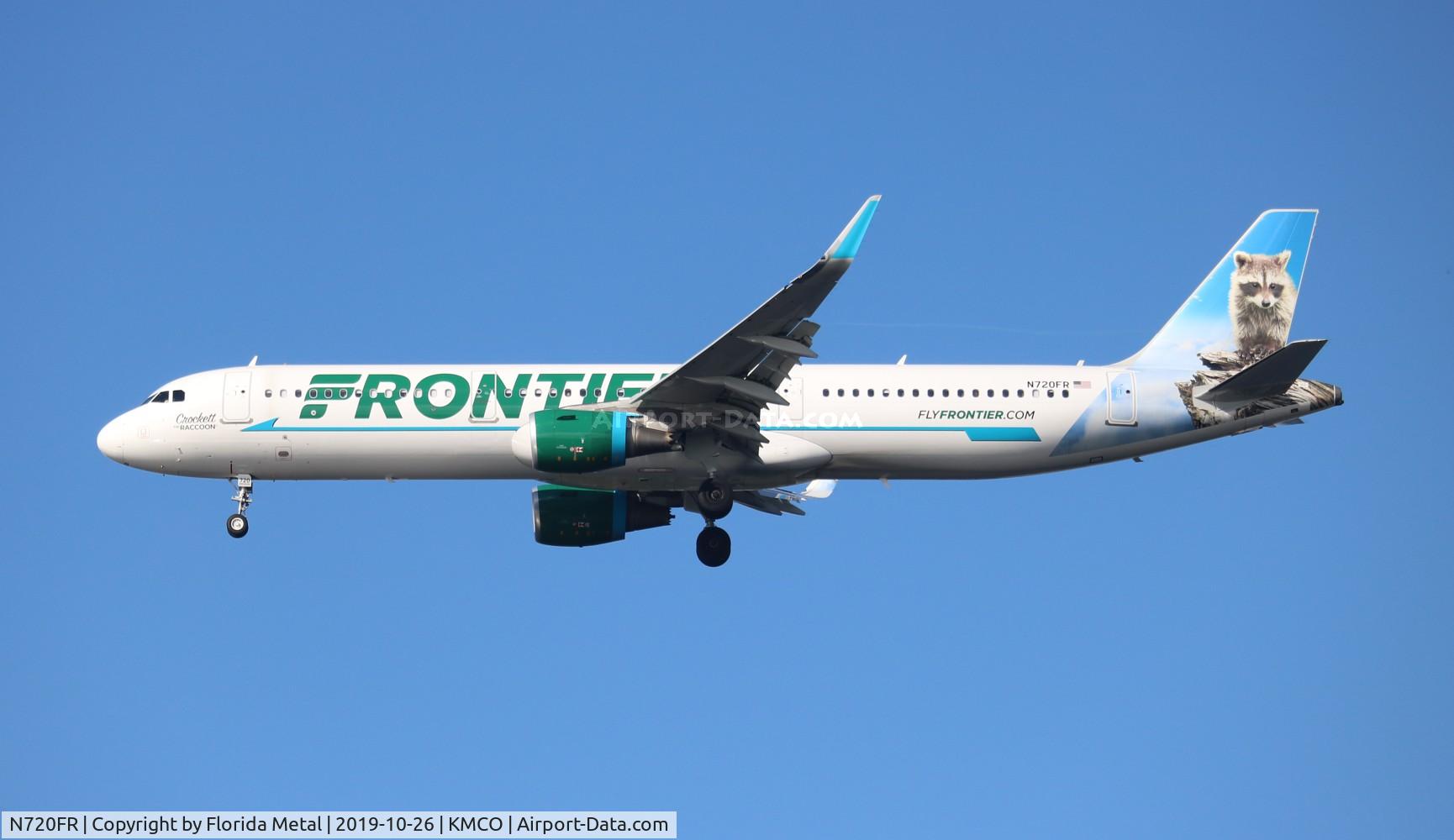 N720FR, 2017 Airbus A321-211 C/N 7852, Frontier