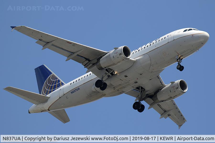 N837UA, 2001 Airbus A319-131 C/N 1474, Airbus A319-131 - United Airlines  C/N 1474, N837UA