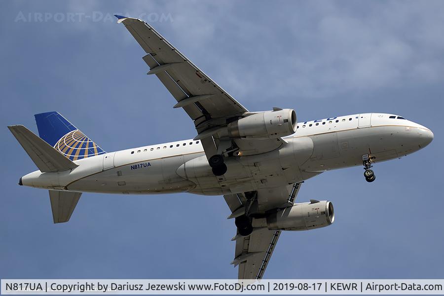 N817UA, 1998 Airbus A319-131 C/N 873, Airbus A319-131 - United Airlines  C/N 873, N817UA