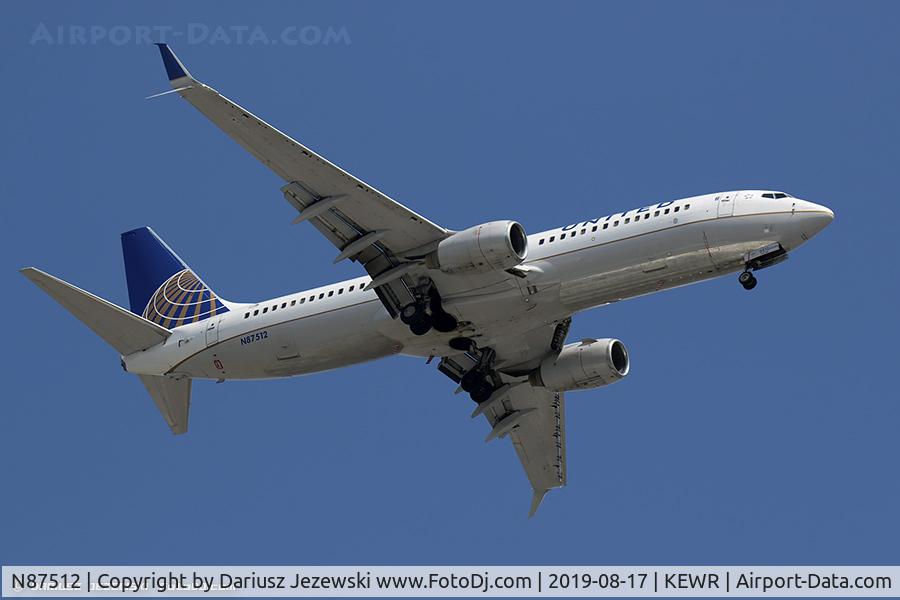 N87512, 2008 Boeing 737-824 C/N 33458, Boeing 737-824 - United Airlines  C/N 33458, N87512