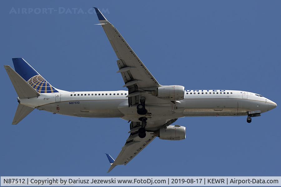 N87512, 2008 Boeing 737-824 C/N 33458, Boeing 737-824 - United Airlines  C/N 33458, N87512