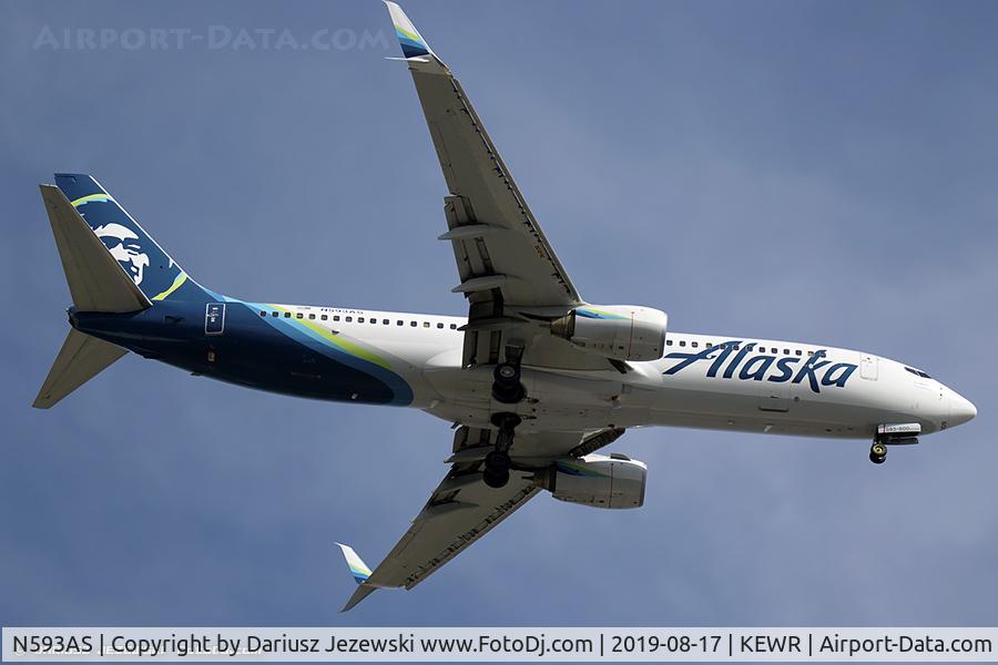 N593AS, 2008 Boeing 737-890 C/N 35107, Boeing 737-890 - Alaska Airlines  C/N 35107, N593AS