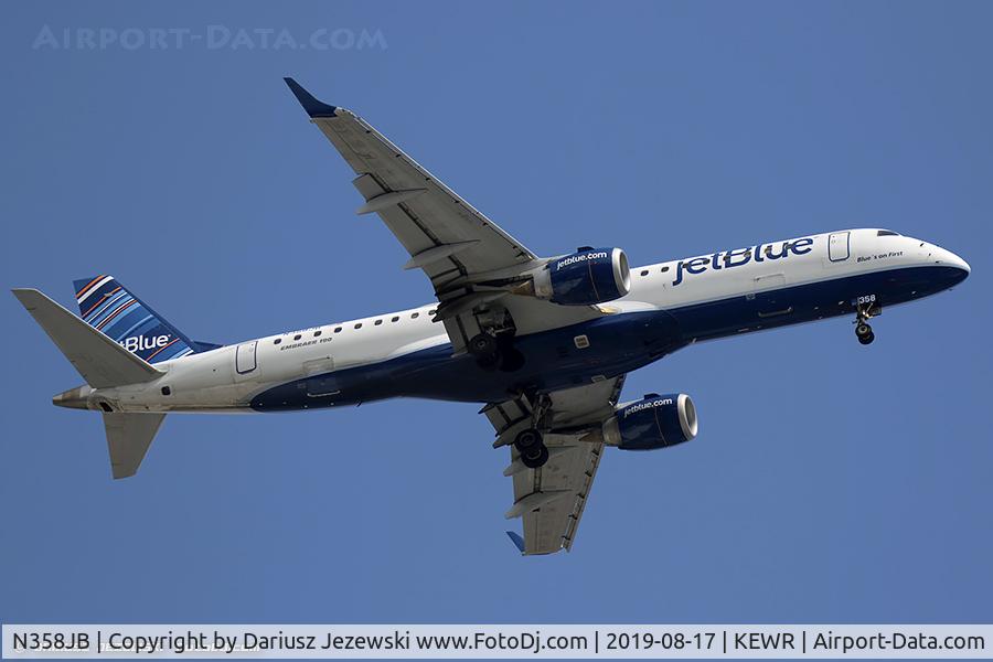 N358JB, 2013 Embraer 190AR (ERJ-190-100IGW) C/N 19000618, Embraer 190AR (ERJ-190-100IGW) 
