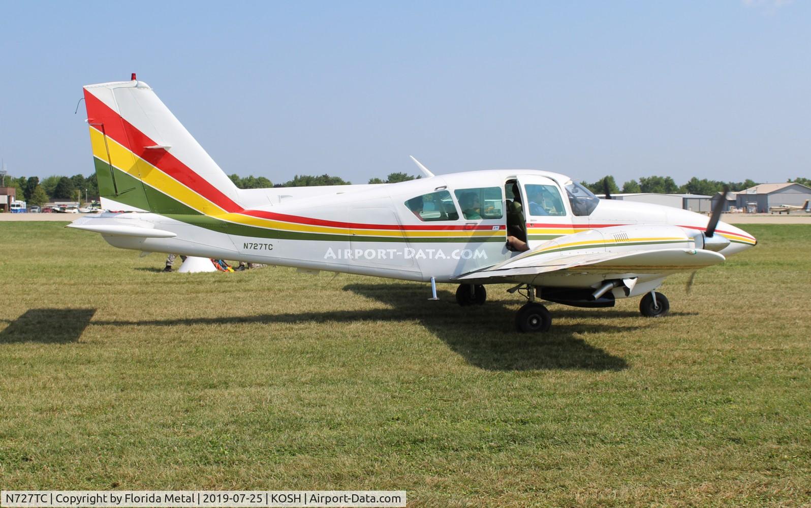 N727TC, 1976 Piper PA-23-250 C/N 27-7654107, PA-23-250