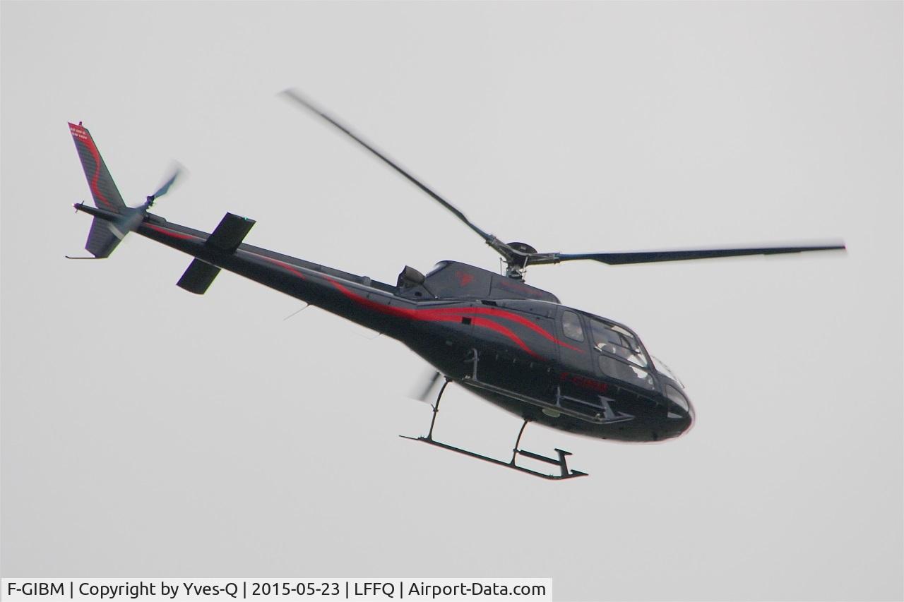 F-GIBM, 2008 Aerospatiale AS-350D AStar C/N 1424, Aerospatiale AS-350B Ecureuil, La Ferté-Alais airfield (LFFQ) Airshow 2015