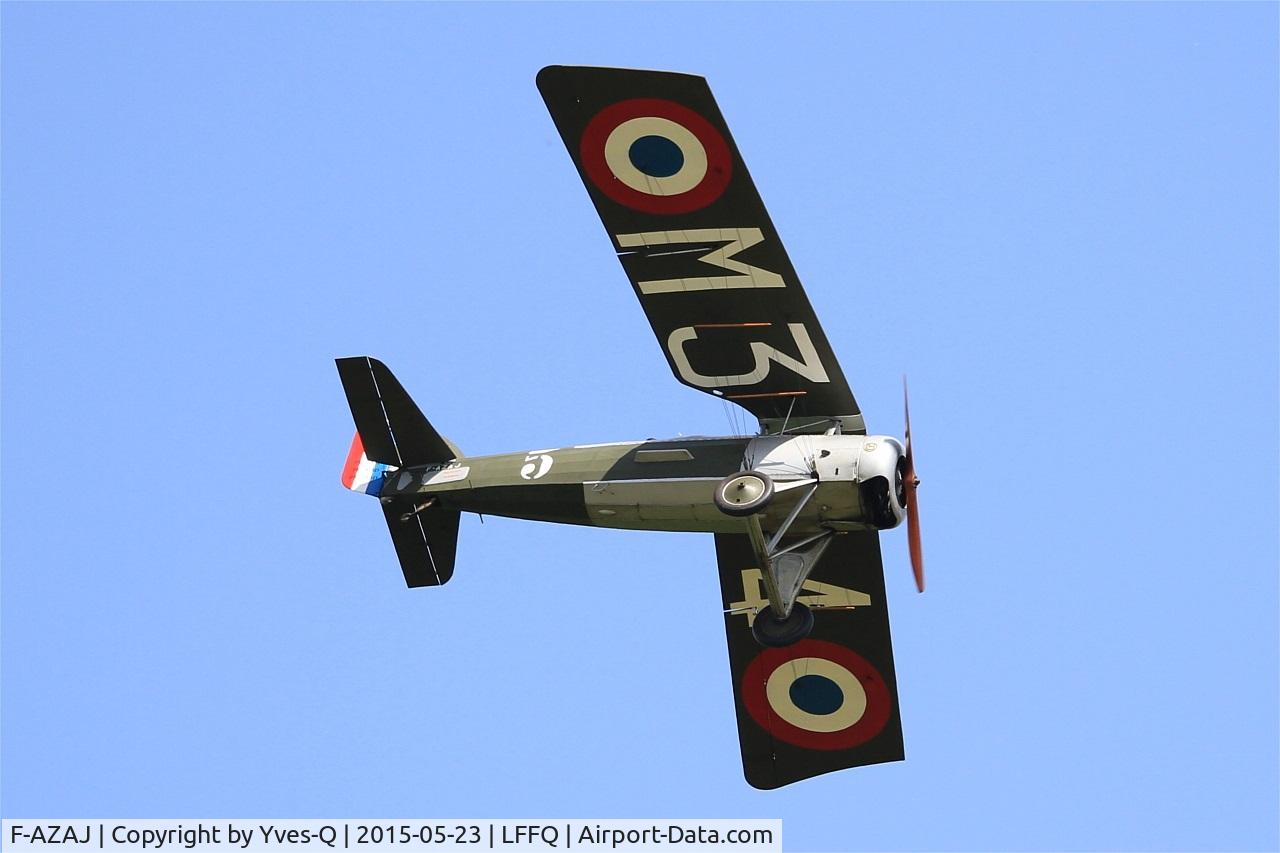 F-AZAJ, 1927 Morane-Saulnier MS-138EP-2 C/N 3220/138, Morane-Saulnier MS-138EP-2, On display, La Ferté-Alais Airfield (LFFQ) Air show 2015
