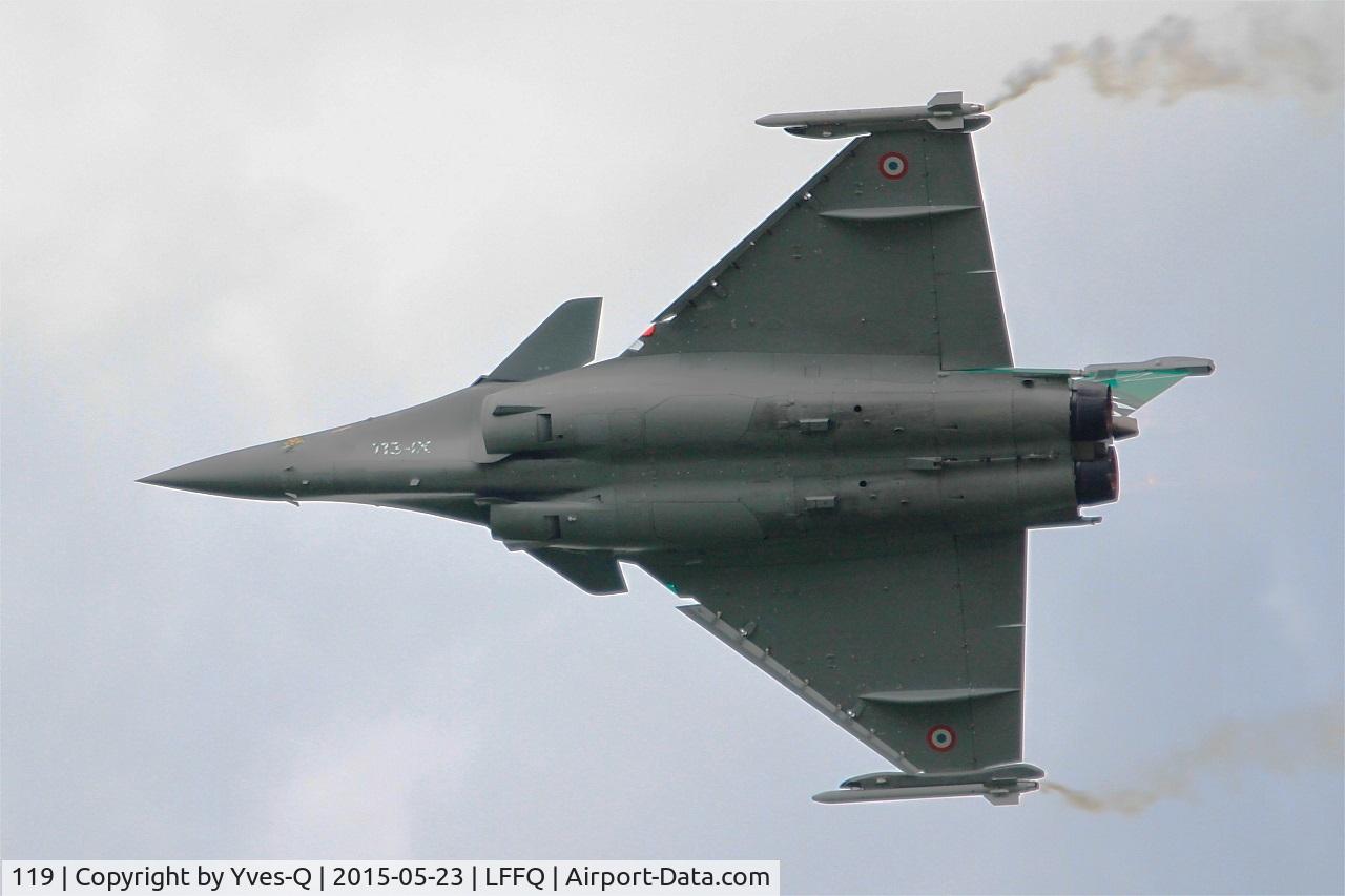 119, 2010 Dassault Rafale C C/N 119, Dassault Rafale C, On display, La Ferté-Alais Airfield (LFFQ) Air show 2015