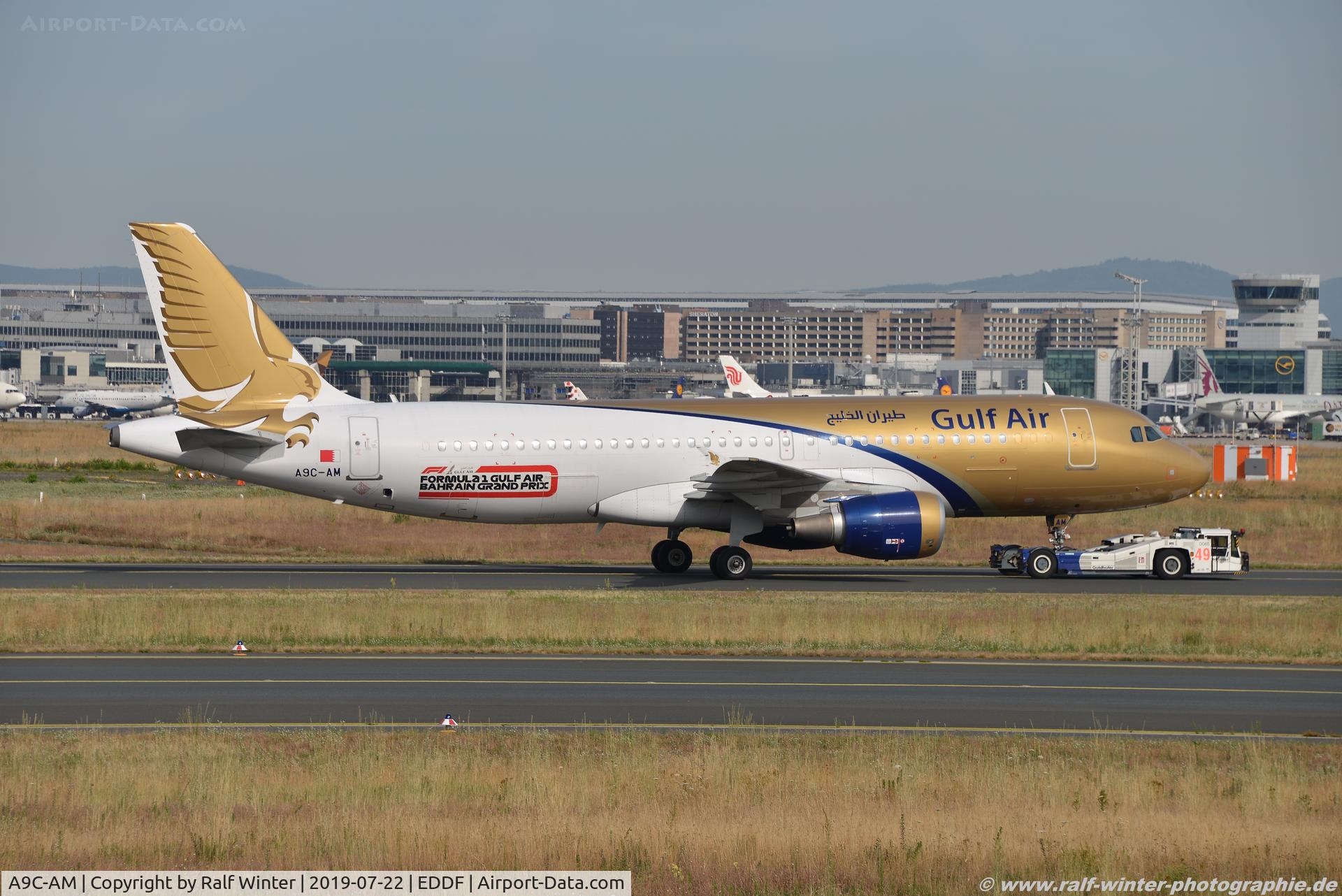A9C-AM, 2011 Airbus A320-214 C/N 4827, Airbus A320-214 - GF GFA Gulf Air 'Formula 1 Gulf Air Bahrain Grand Prix' - 4827 - A9C-AM - 22.07.2019 - FRA