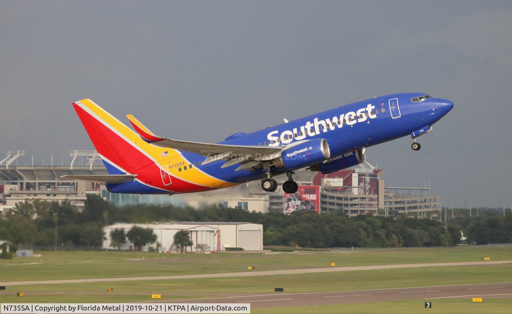 N735SA, 1999 Boeing 737-7H4 C/N 27867, Southwest