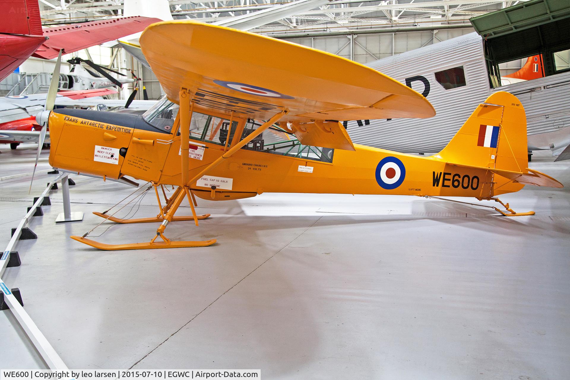WE600, Auster C-4 Auster T7 Antarctic C/N Not found WE600, Cosford Museum 10.7.2015