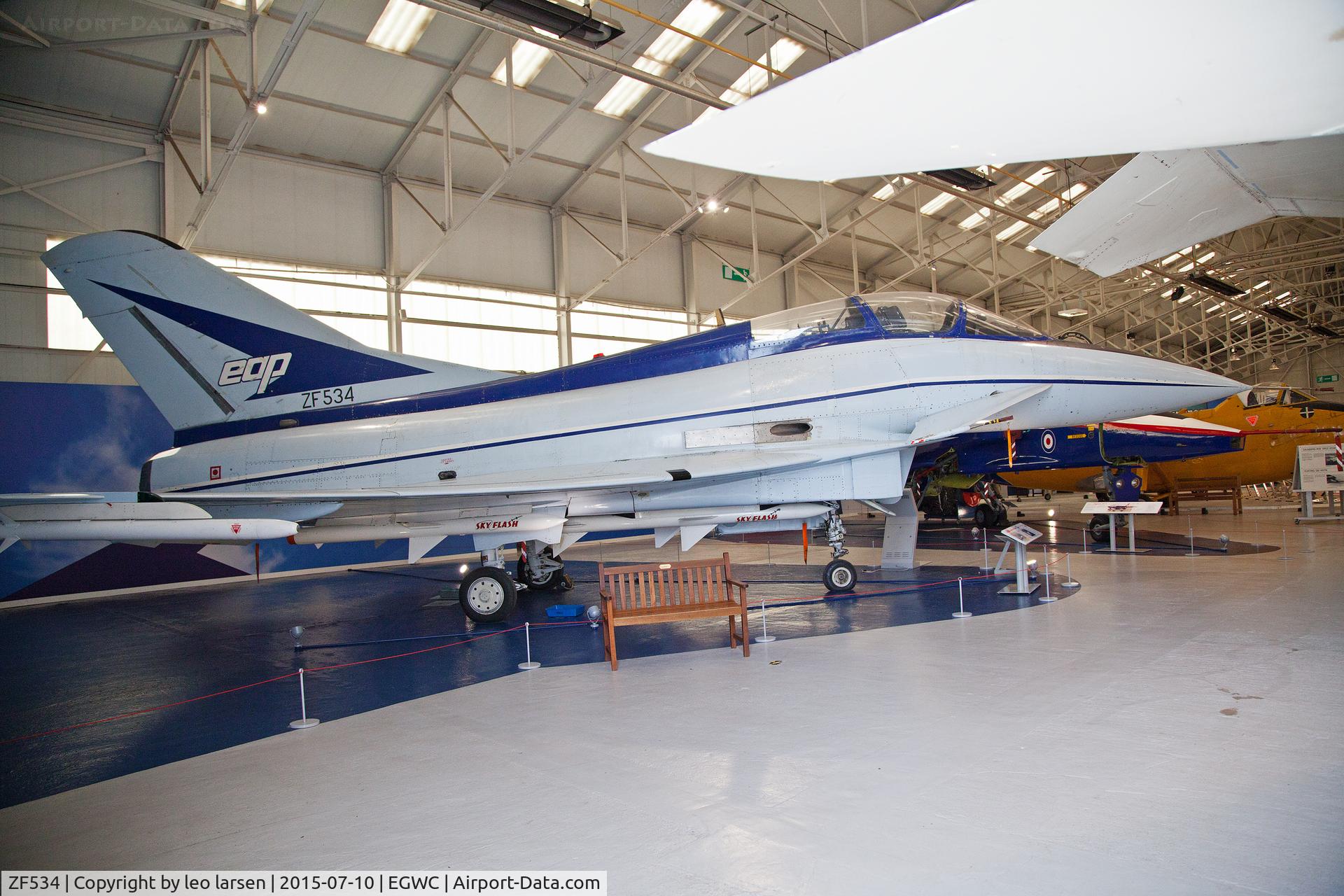 ZF534, 1986 British Aerospace EAP C/N Unknown, Cosford Museum 10.7.2015