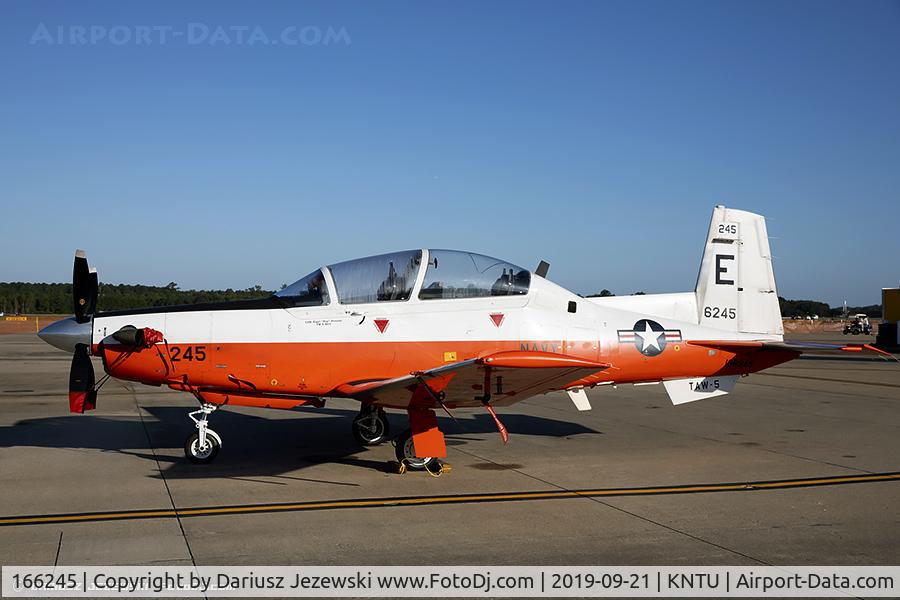 166245, Raytheon T-6A Texan II C/N PN-236, T-6B Texan II 166245 E-245 from  TAW-5 NAS Whiting Field, FL