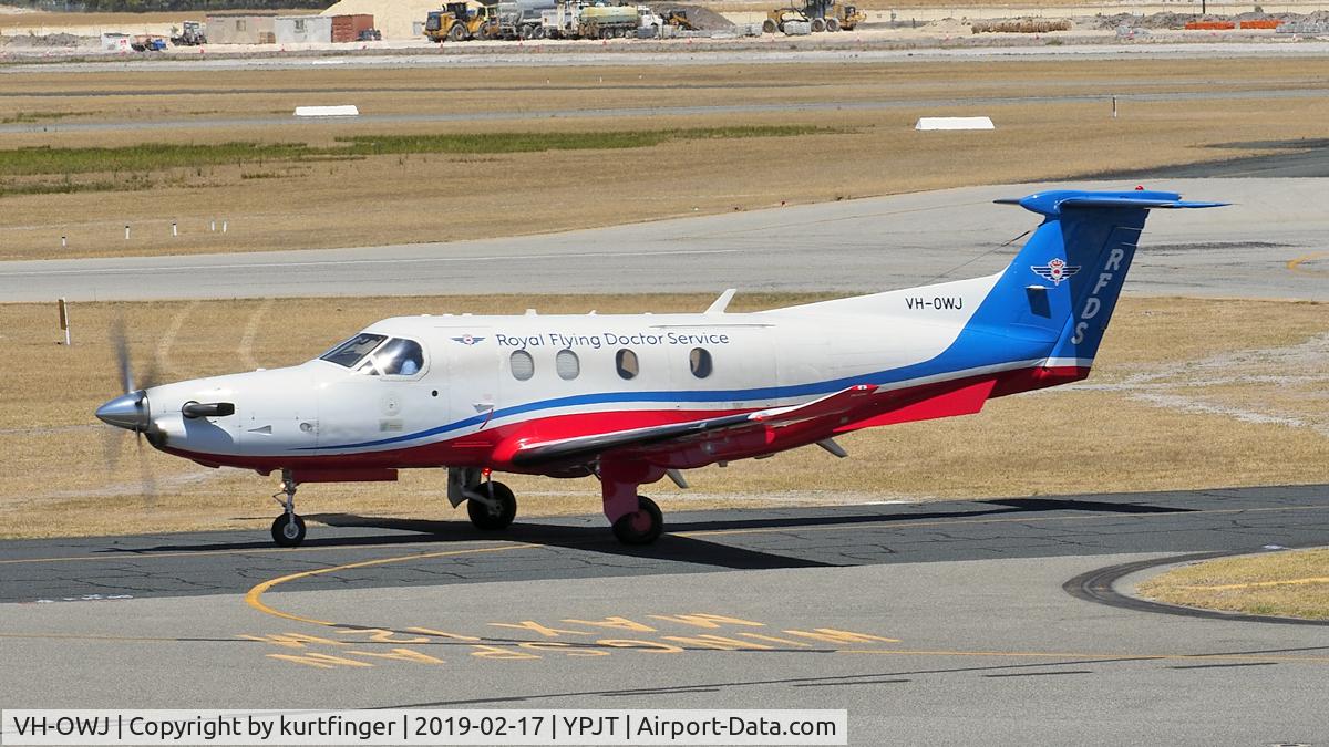 VH-OWJ, 2013 Pilatus PC-12/47 C/N 1411, Pilatus PC-12/47E. Royal Flying Doctor Service, Western Australia, VH-OWJ. YPJT 170219.