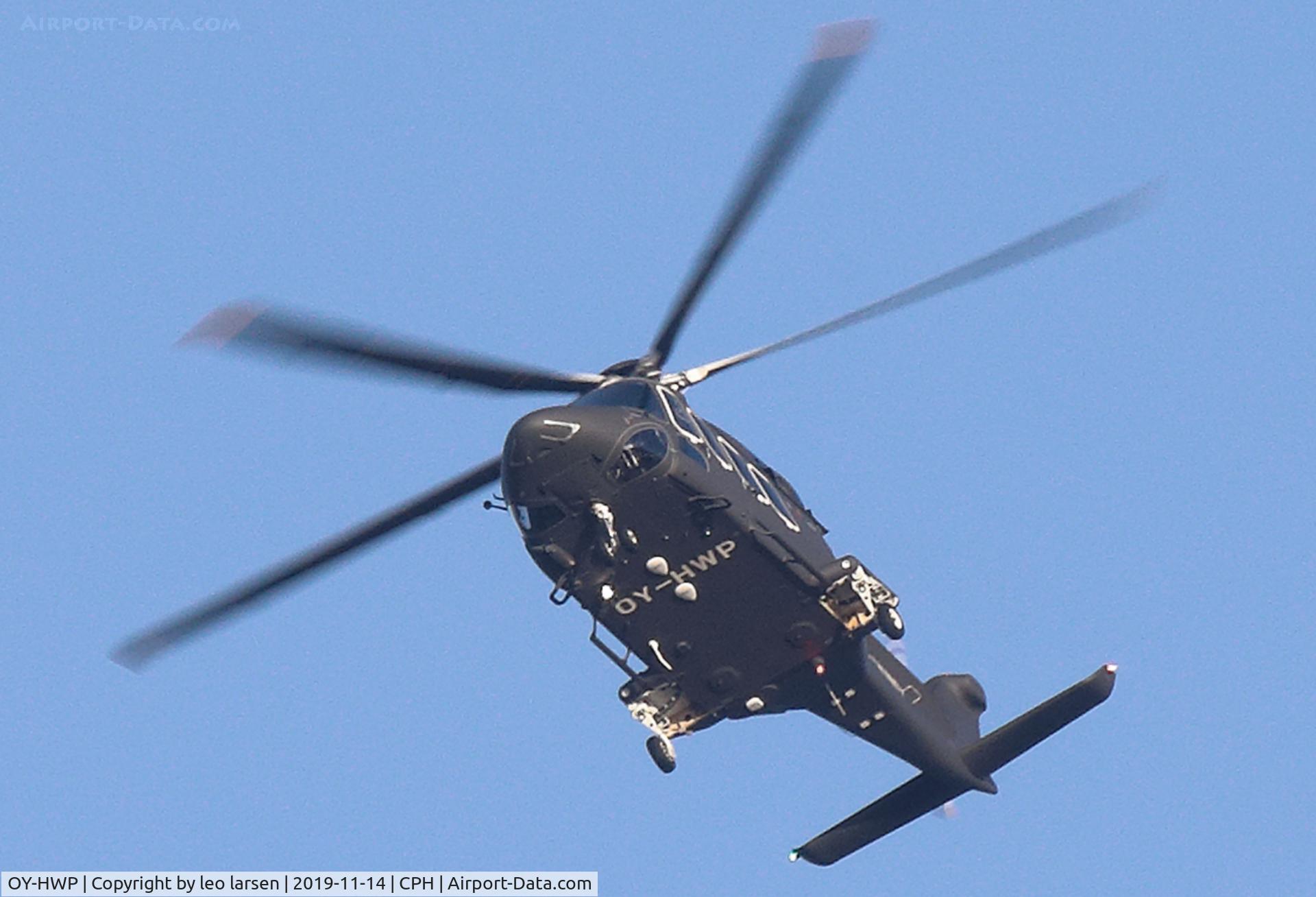 OY-HWP, 2016 AgustaWestland AW-139 C/N 31709, Copenhagen 14.11.2019