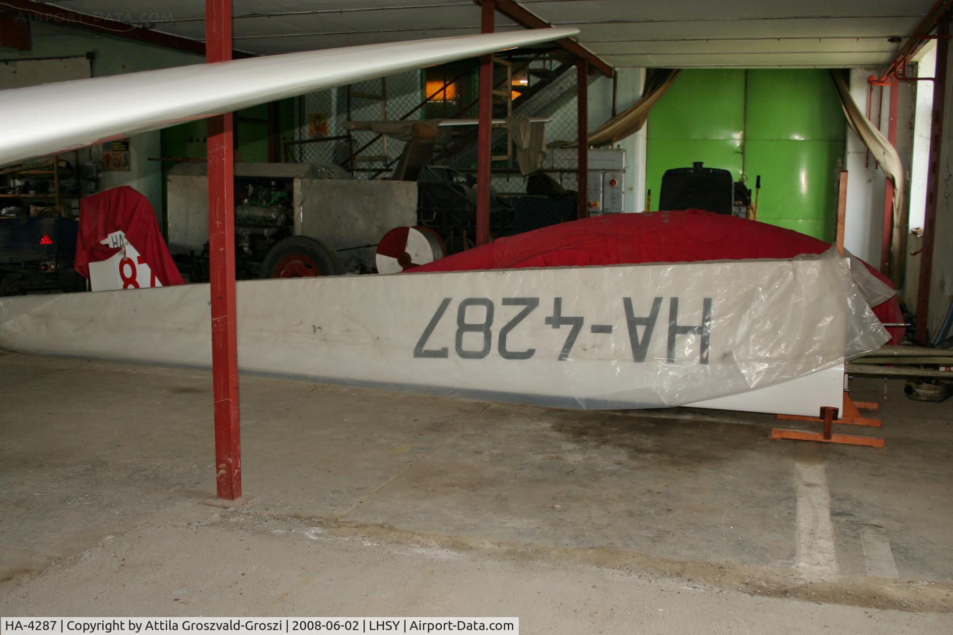 HA-4287, 1985 Schempp-Hirth Standard Cirrus 75 C/N 364, LHSY - Szombathely Airport, Hungary