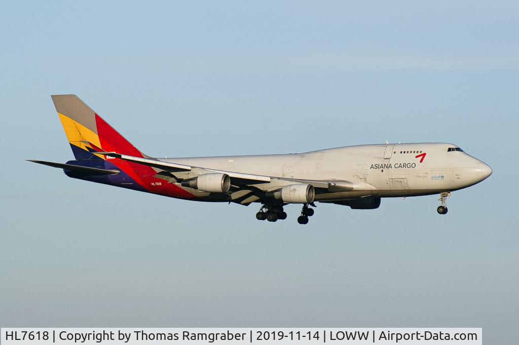 HL7618, 1992 Boeing 747-446 C/N 26343, Asiana Cargo Boeing 747-400(F)