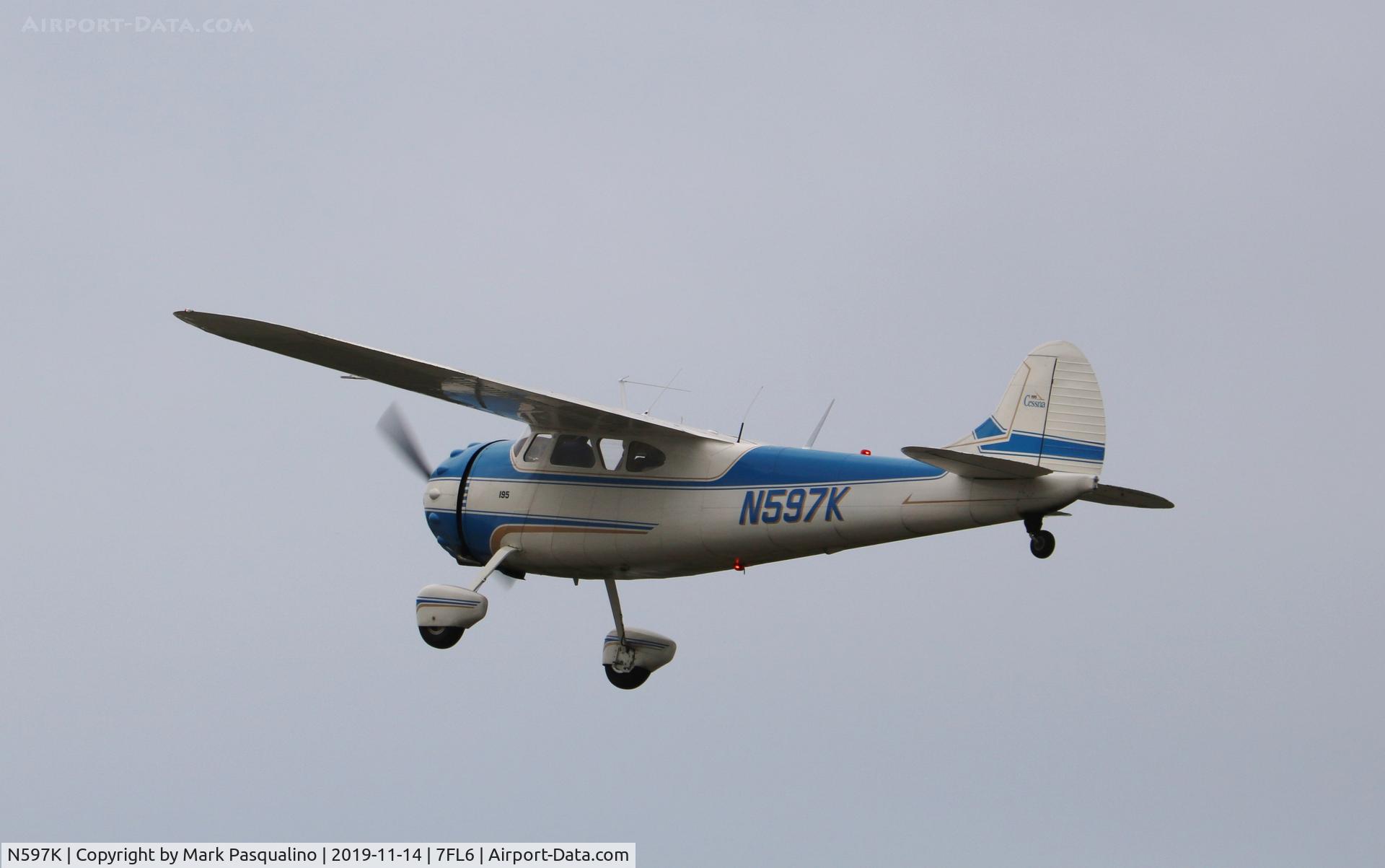N597K, 1949 Cessna 195 C/N 7403, Cessna 195