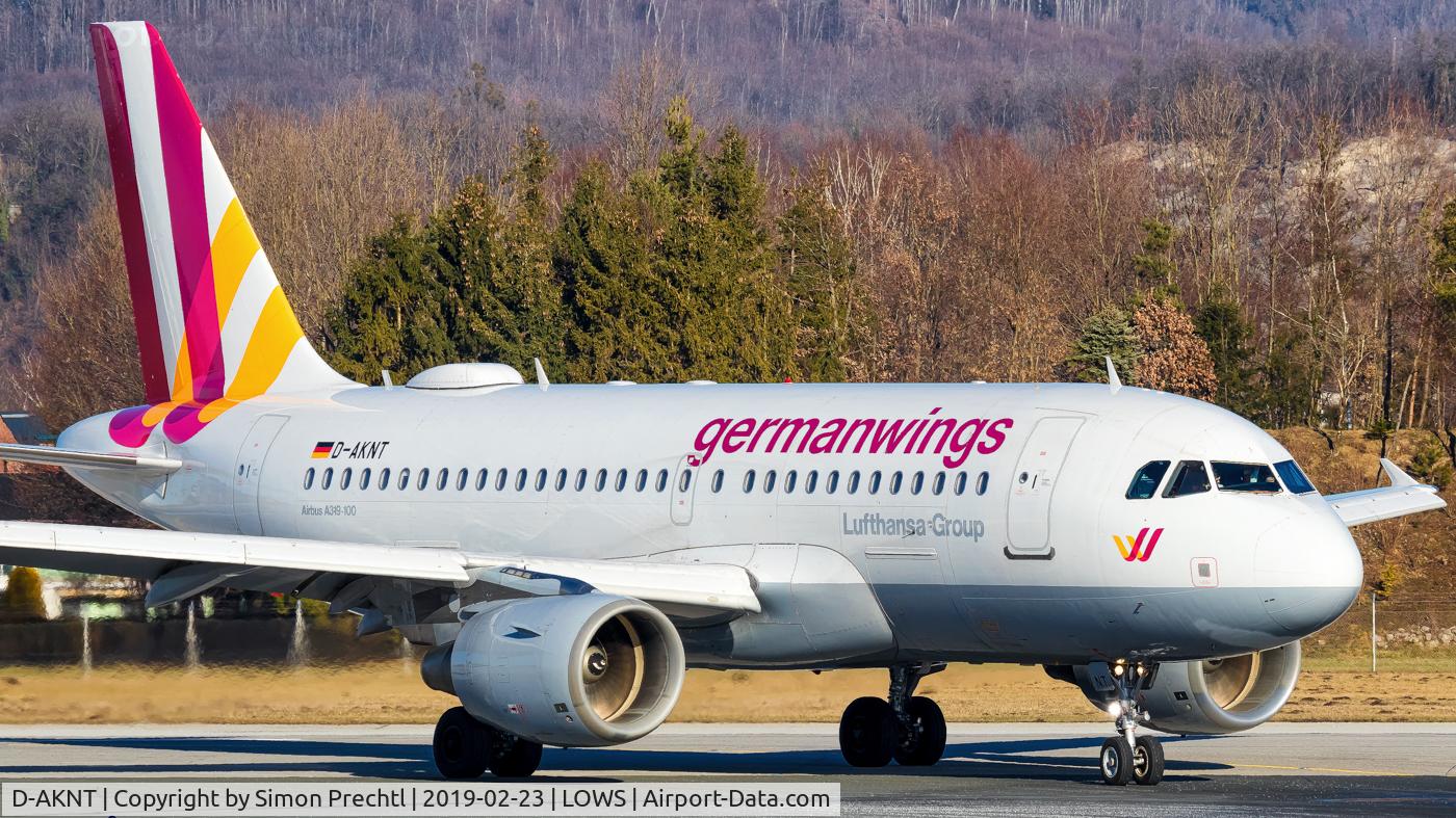 D-AKNT, 2005 Airbus A319-112 C/N 2607, D-AKNT @ Salzburg Airport
