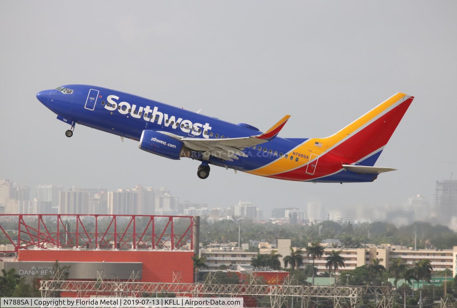 N788SA, 2000 Boeing 737-7H4 C/N 30603, Southwest