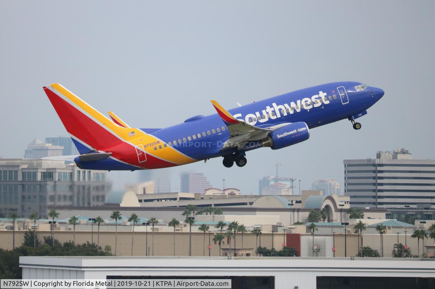N792SW, 2000 Boeing 737-7H4 C/N 27887, southwest
