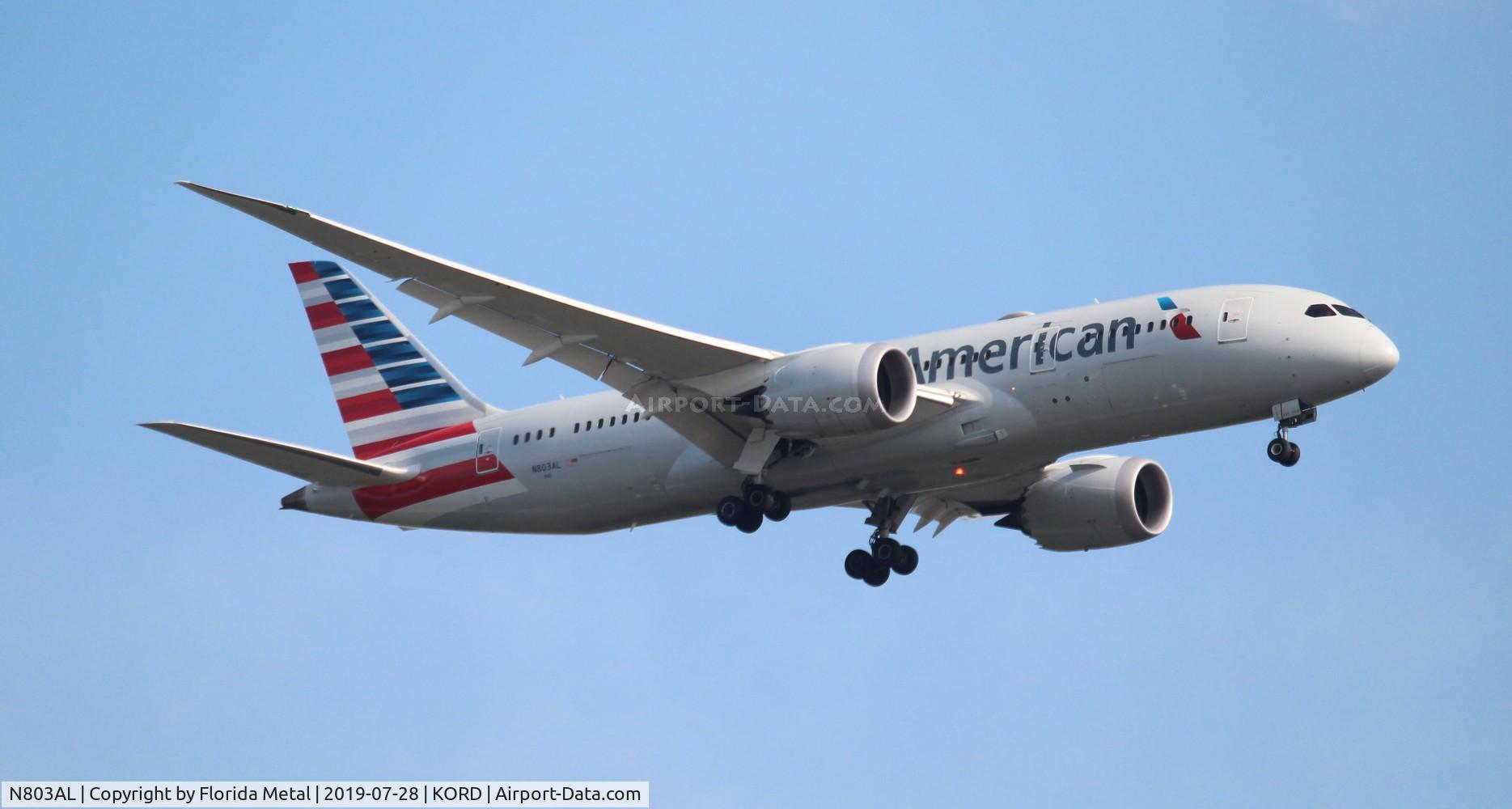 N803AL, 2015 Boeing 787-8 Dreamliner Dreamliner C/N 40621, American