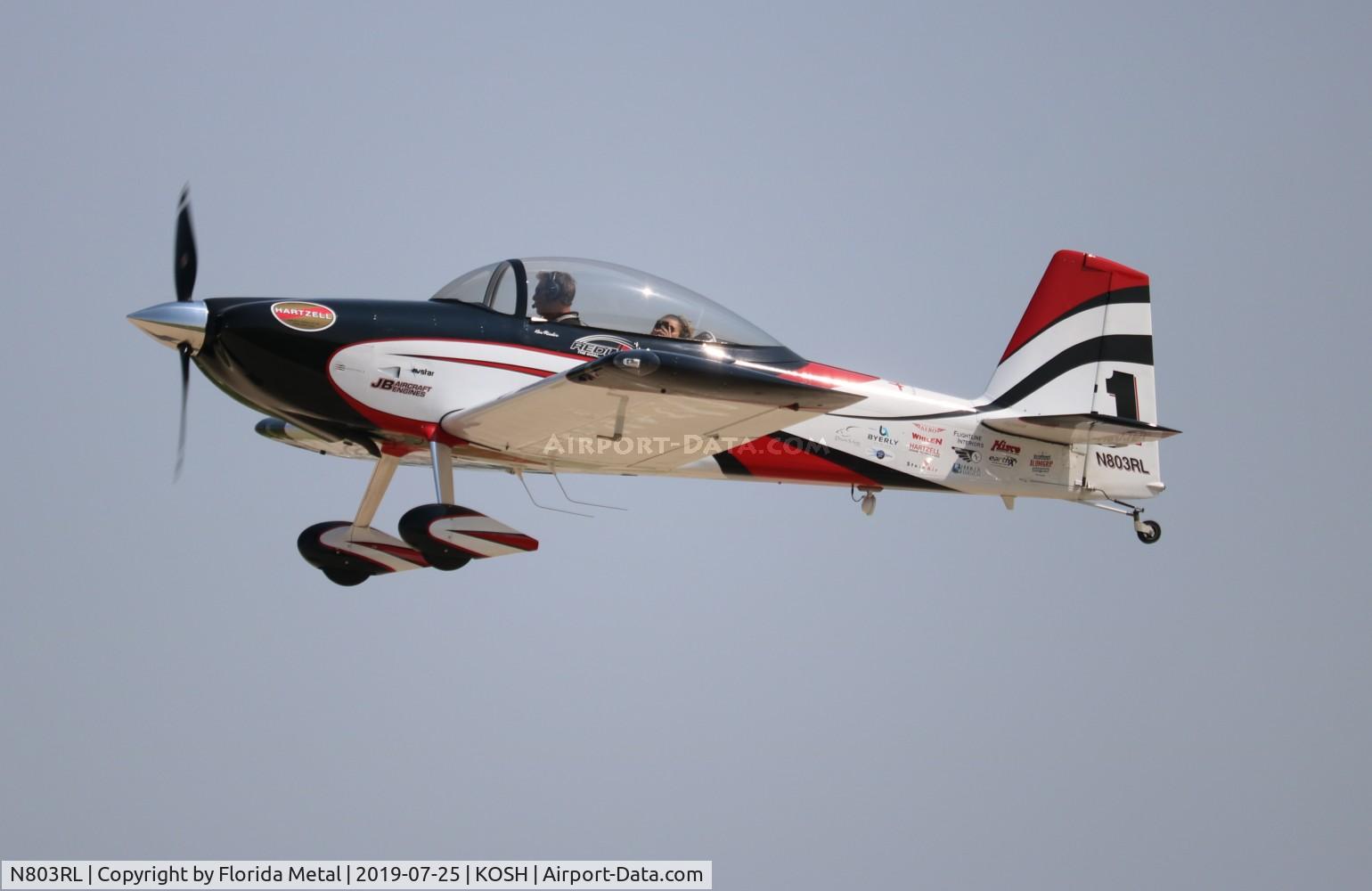N803RL, 2018 Vans RV- 8 C/N 83478, Vans RV-8