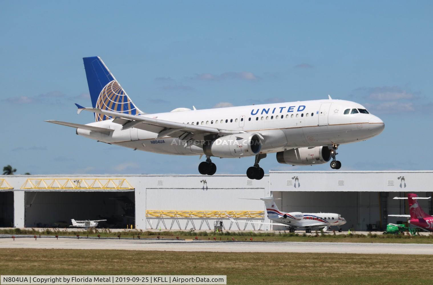 N804UA, 1997 Airbus A319-131 C/N 759, United