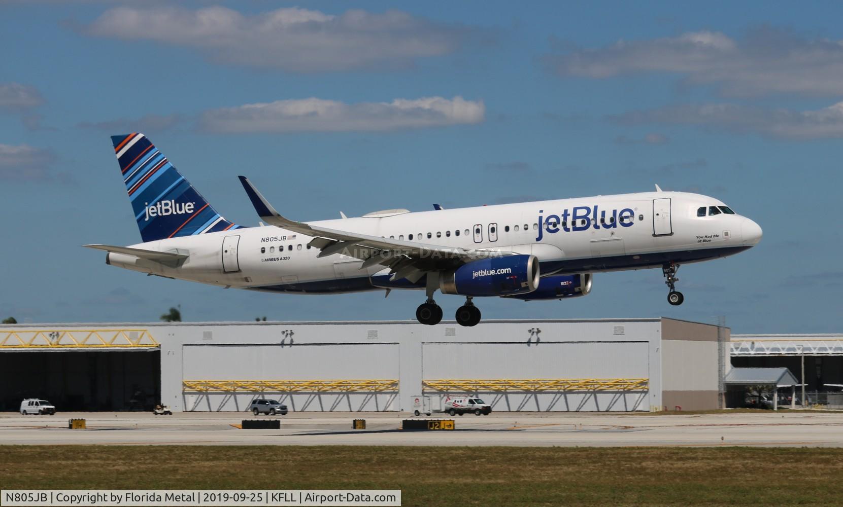 N805JB, 2012 Airbus A320-232 C/N 5148, JetBlue