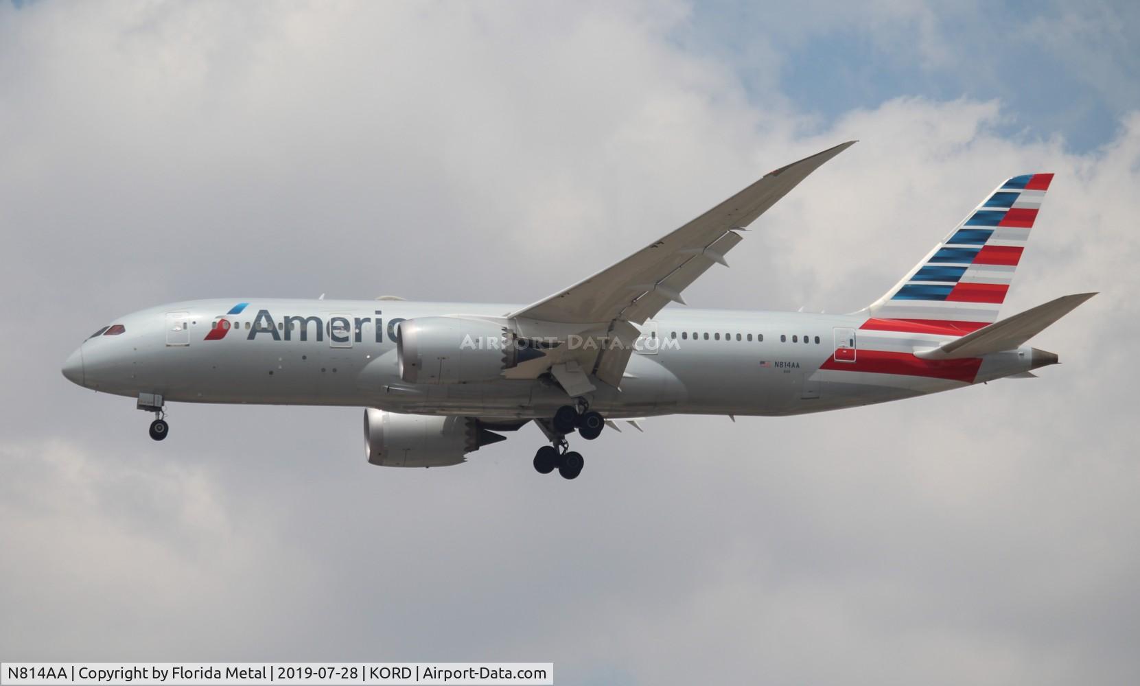 N814AA, 2016 Boeing 787-8 Dreamliner C/N 40632, American