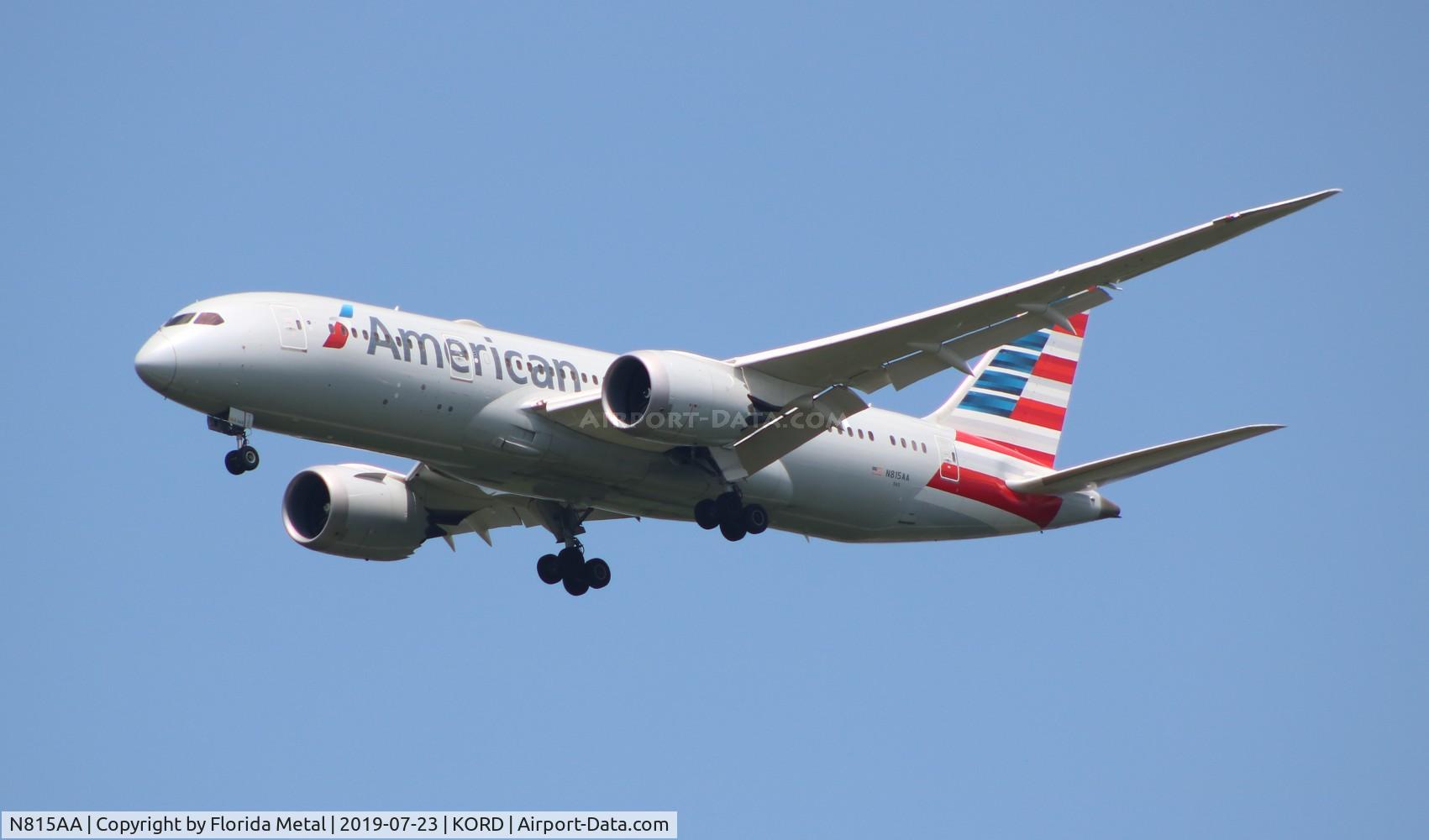 N815AA, 2016 Boeing 787-8 Dreamliner C/N 40633, American