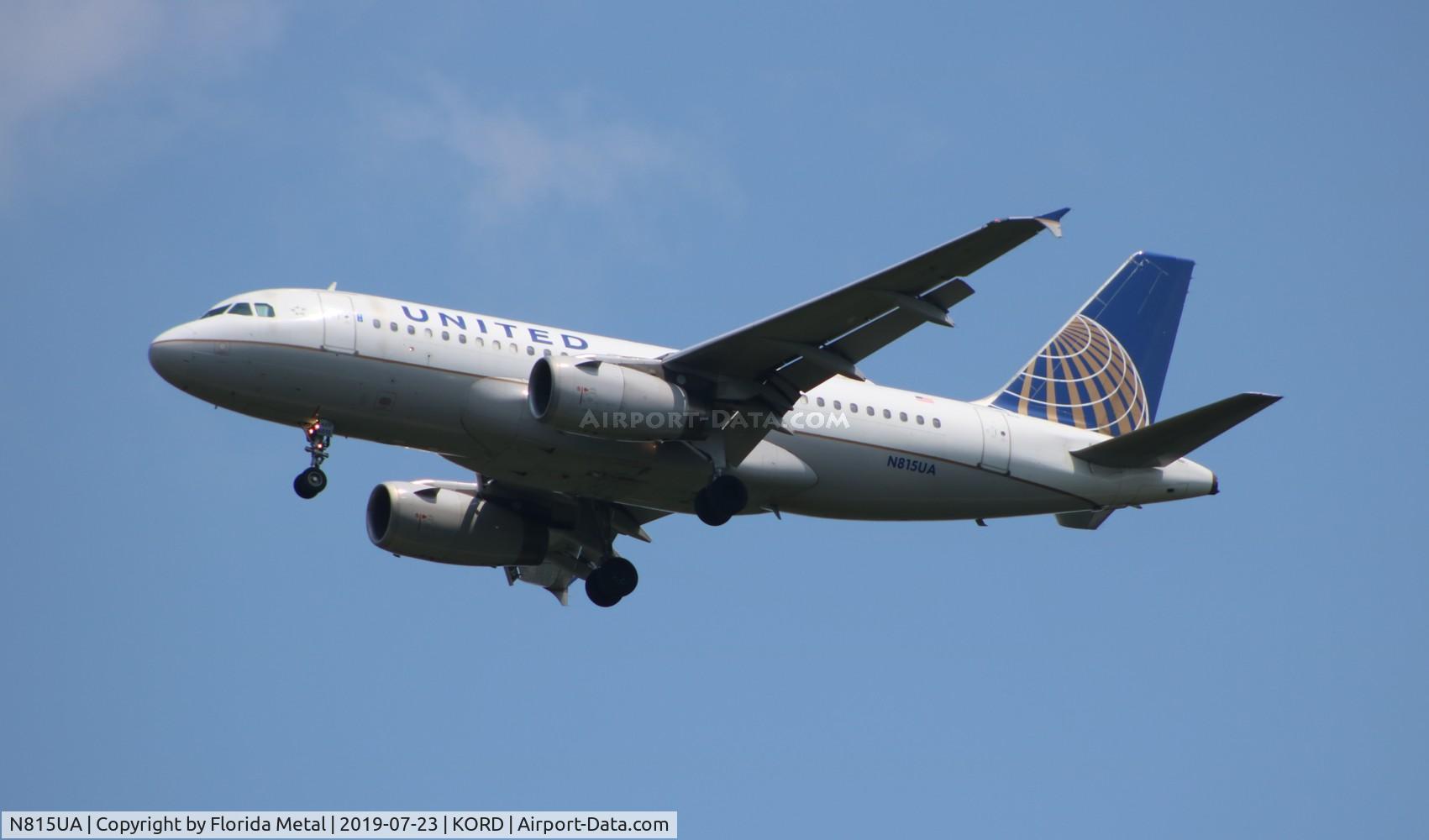 N815UA, 1998 Airbus A319-131 C/N 867, United