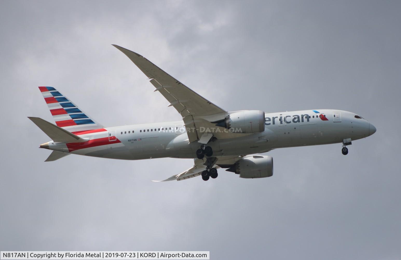 N817AN, 2016 Boeing 787-8 Dreamliner Dreamliner C/N 40635, American
