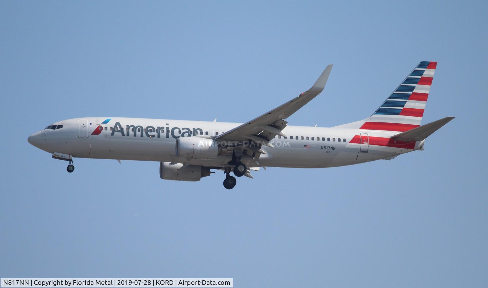 N817NN, 2009 Boeing 737-823 C/N 29558, American