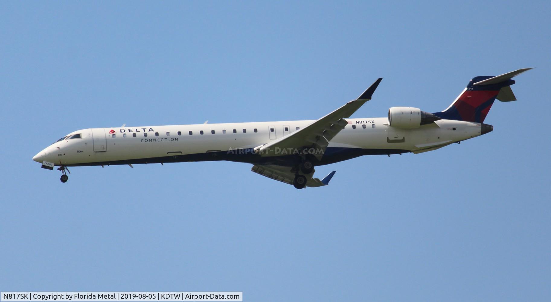 N817SK, 2006 Bombardier CRJ-900ER (CL-600-2D24) C/N 15107, Delta Connection