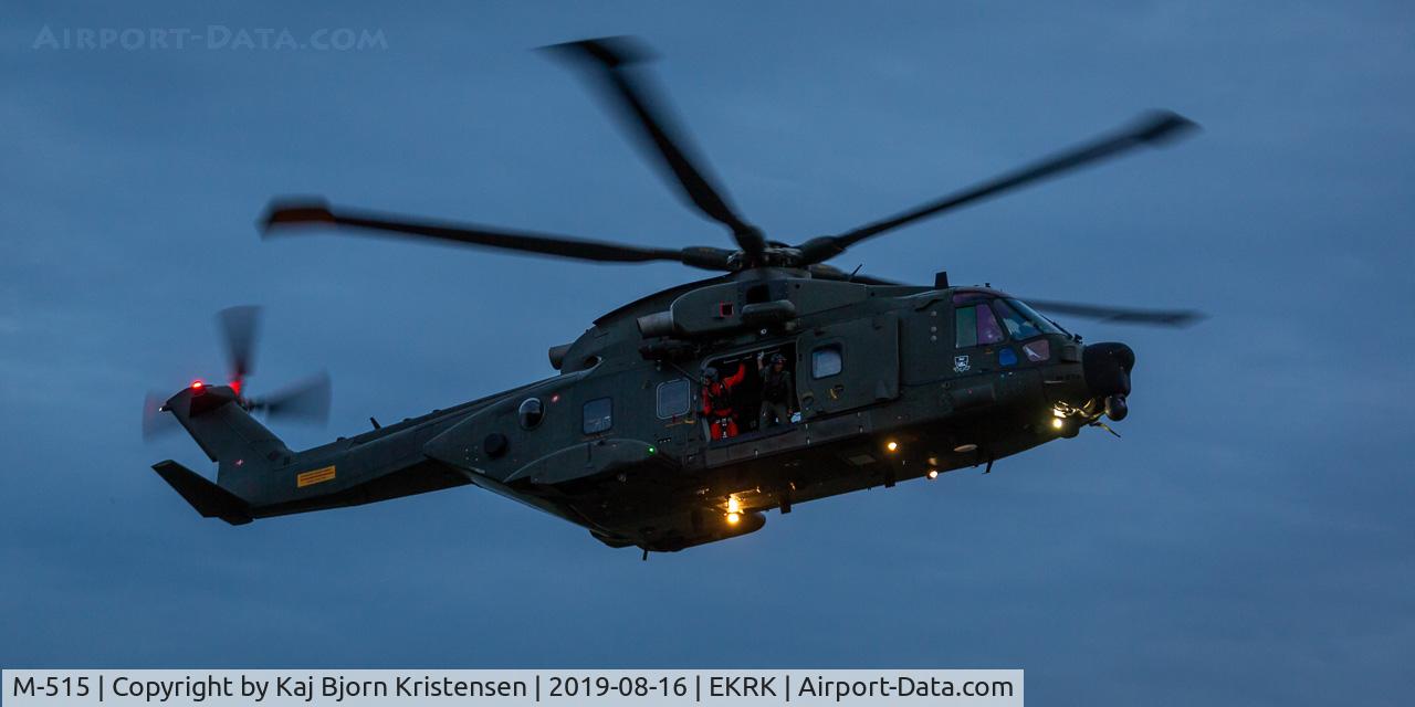 M-515, 2009 AgustaWestland EH-101 Mk.512 Merlin Joint Supporter C/N 50222/DEN15, Demo at Roskilde Airshow 2019