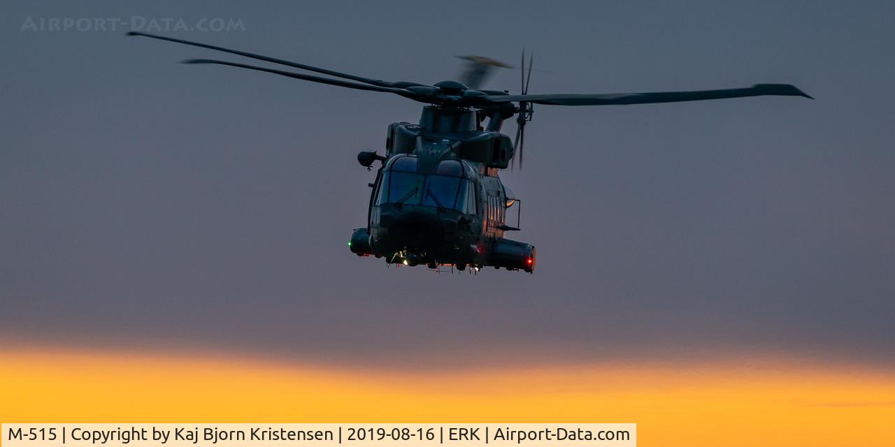 M-515, 2009 AgustaWestland EH-101 Mk.512 Merlin Joint Supporter C/N 50222/DEN15, Demo at Roskilde Airshow 2019.
