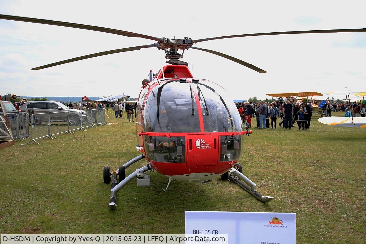 D-HSDM, MBB Bo-105CB C/N S-126, MBB Bo-105CB, Static display, La Ferté-Alais airfield (LFFQ) Airshow 2015