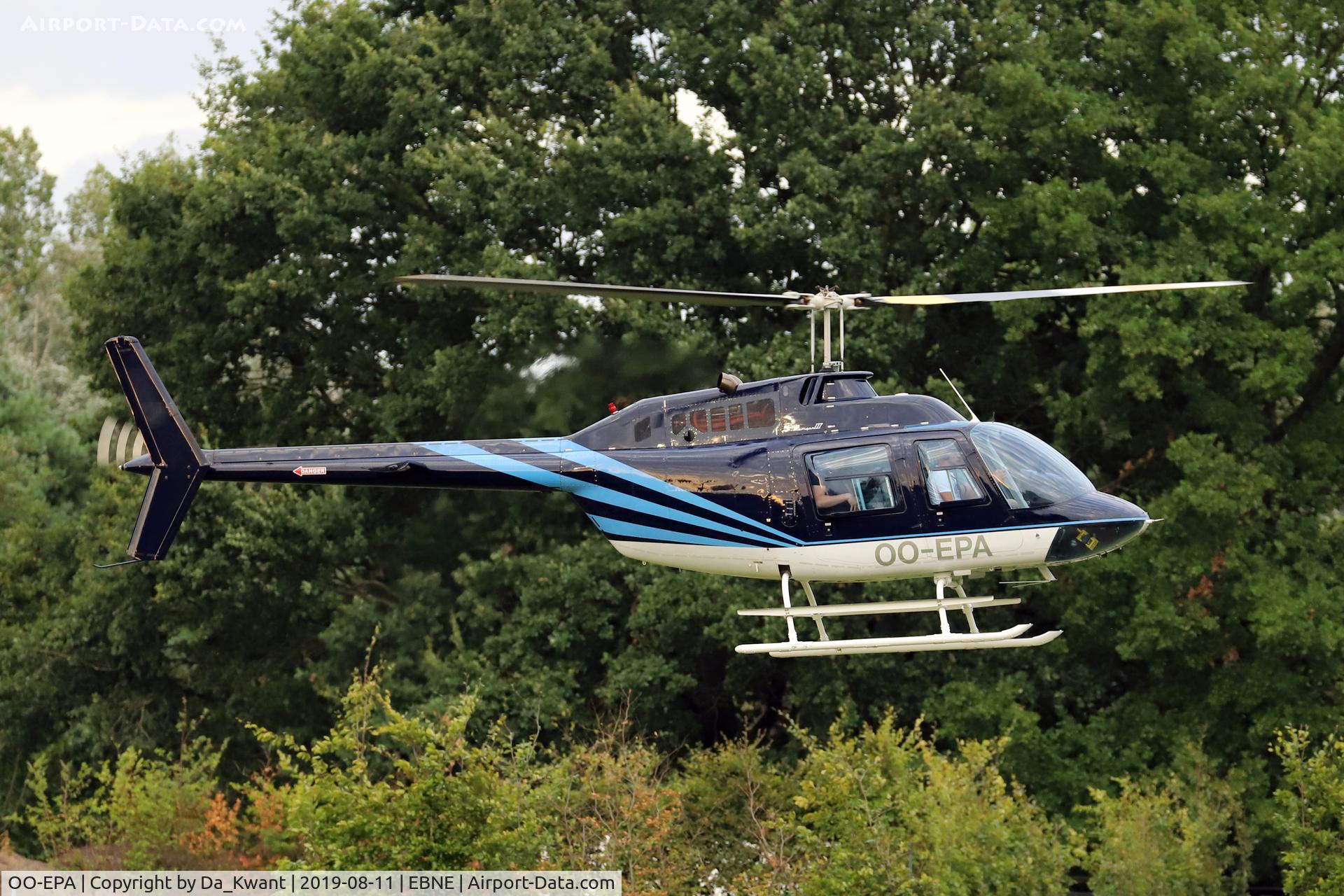 OO-EPA, 1976 Bell 206B JetRanger III C/N 2061, visit EBNE Neerpelt