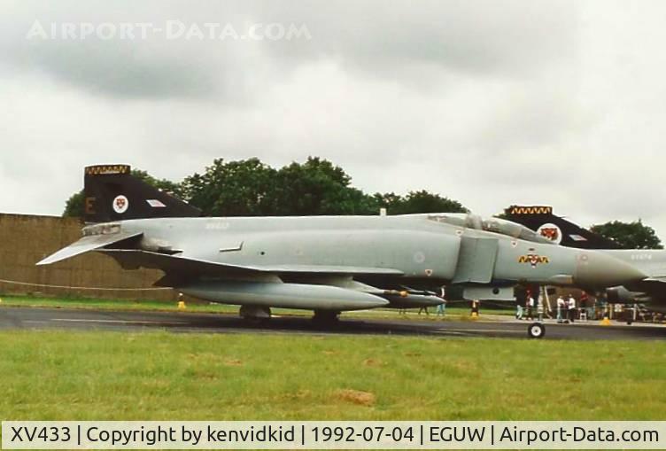 XV433, 1969 McDonnell Douglas Phantom FGR2 C/N 3158/9263, At the Phantom Phinale photocall.