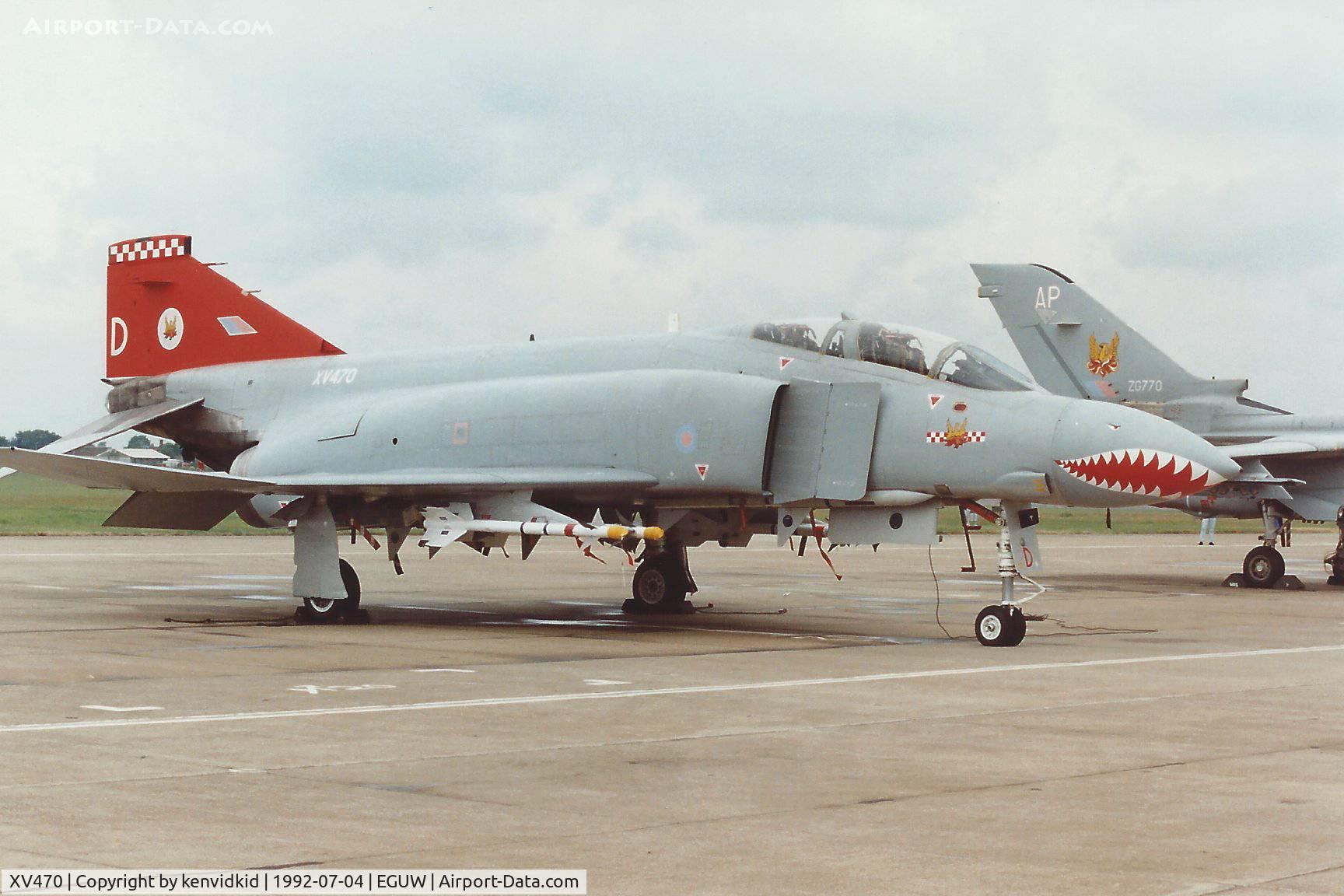 XV470, 1969 McDonnell Douglas Phantom FGR2 C/N 3288/0085, At the Phantom Phinale photocall.