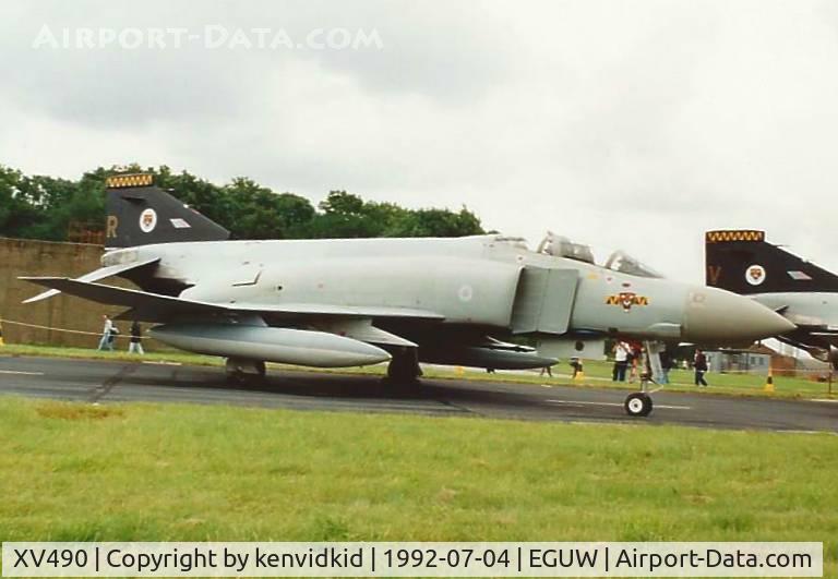 XV490, 1969 McDonnell Douglas Phantom FGR2 C/N 3401, At the Phantom Phinale photocall.